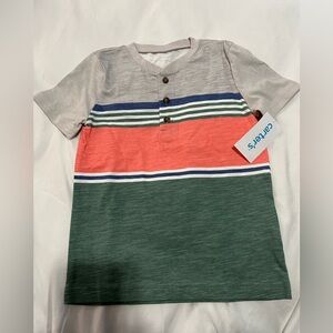 Carters Boys Slub Jersey Henley NWT